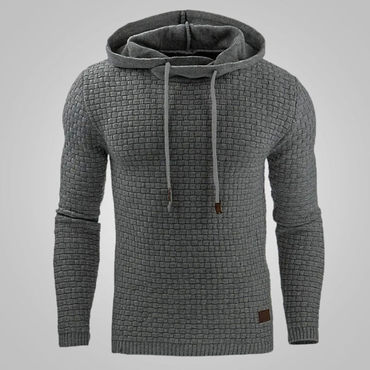 Levoire | Sweat à Capuche Confortable à Manches Longues gris foncé
