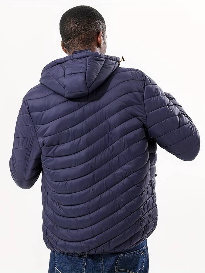 Levoire | Veste à capuche zippée avec poches à manches longues chaudes