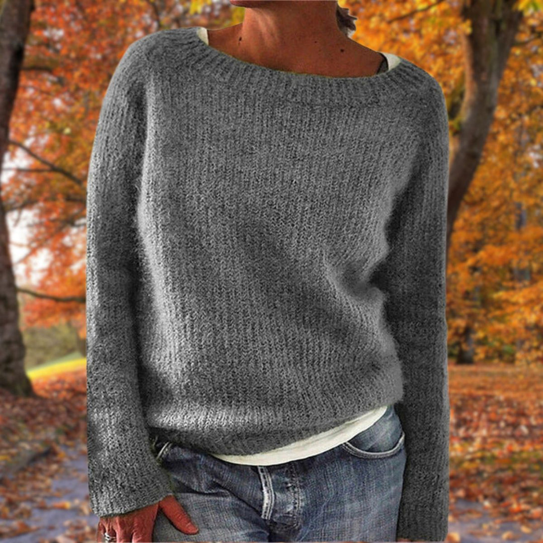 Levoire | Pull en laine classique Gris