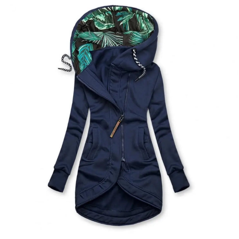Levoire | Veste D'Hiver Avec Capuche Bleu