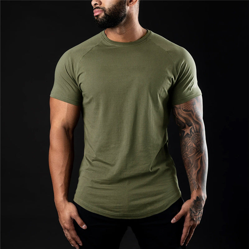 Levoire | T-Shirt D'Été Basique Pour Hommes vert olive