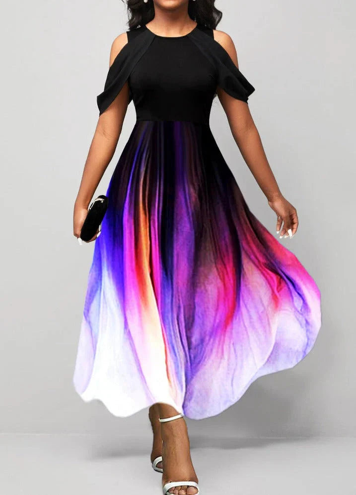 Levoire | Élégante Robe Midi À Manches Longues
