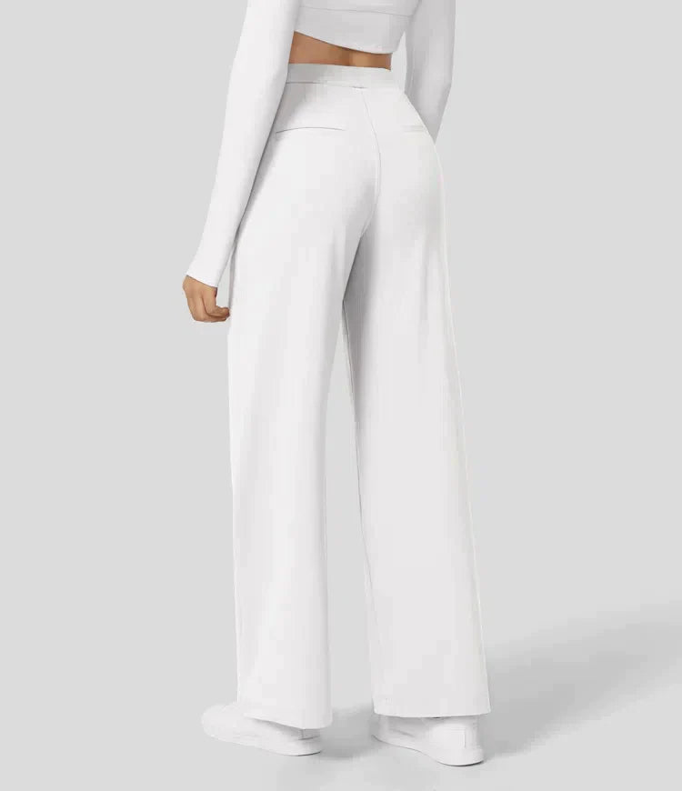 Levoire | Pantalon De Bureau En Tissu À Jambe Large