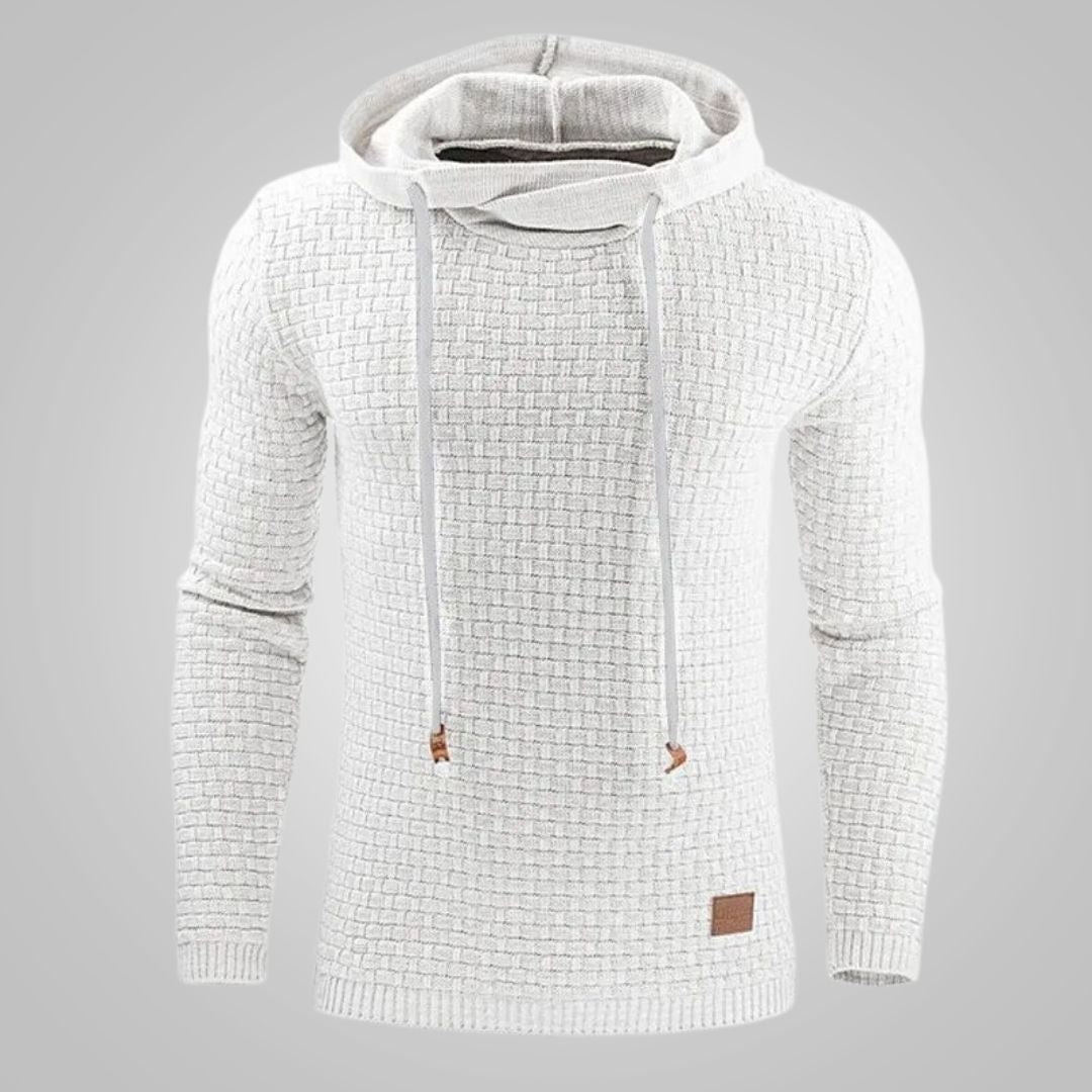 Levoire | Sweat à Capuche Confortable à Manches Longues Blanc