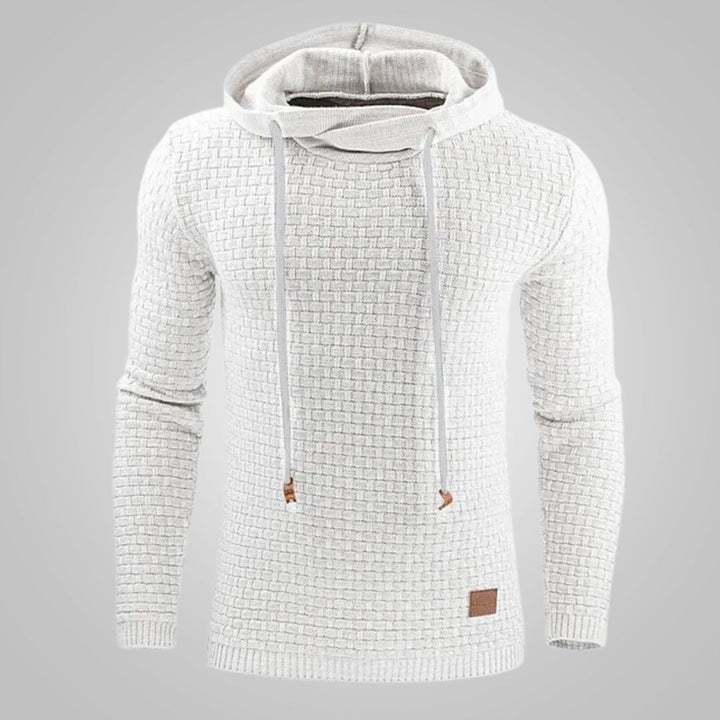 Levoire | Sweat à Capuche Confortable à Manches Longues Blanc