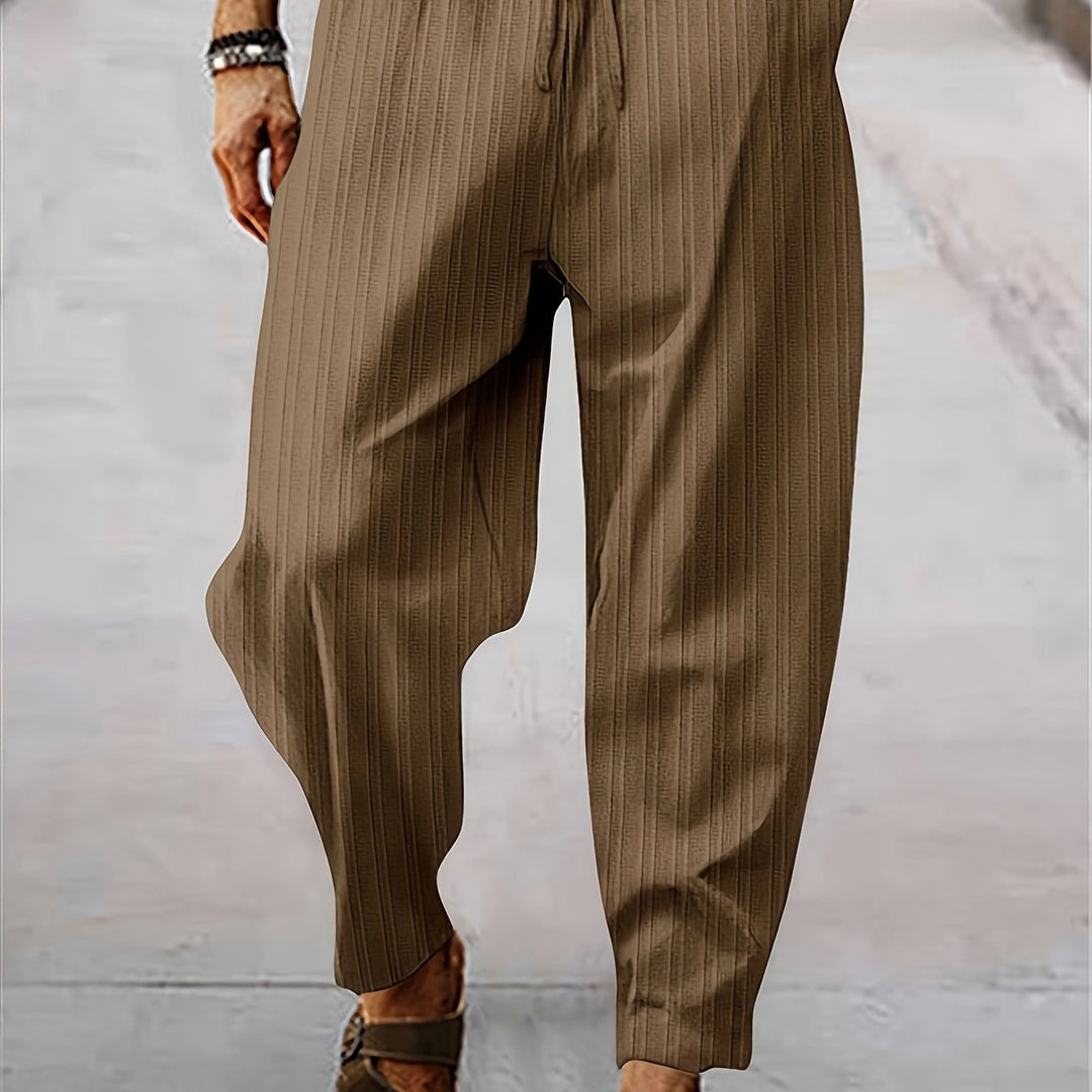 Levoire | Pantalons D'Été Décontractés Rayés Pour Hommes
