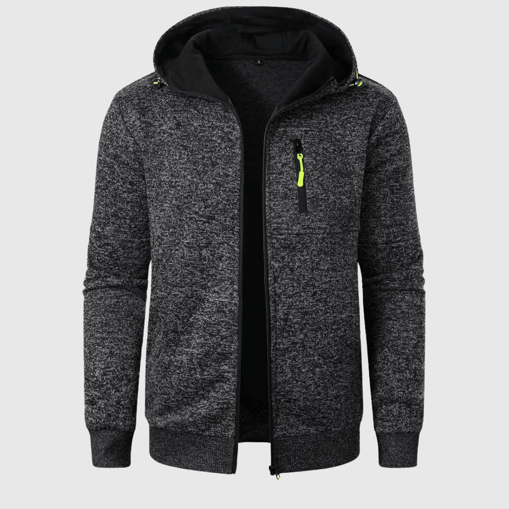 Levoire | Veste En Polaire Pour Hommes Avec Fonctionnalité Sportive Gris