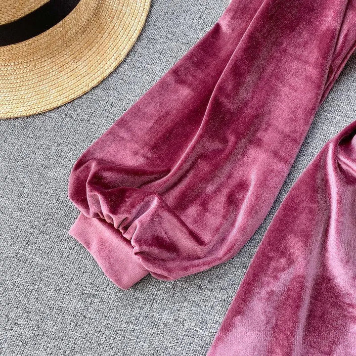 Levoire | Robe plissée sexy sur les hanches