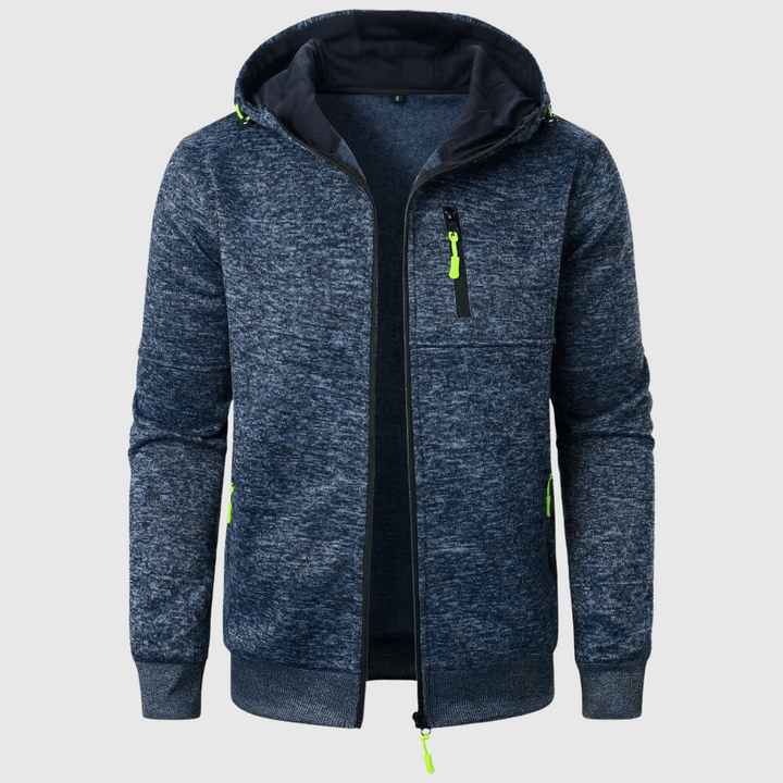 Levoire | Veste En Polaire Pour Hommes Avec Fonctionnalité Sportive Bleu