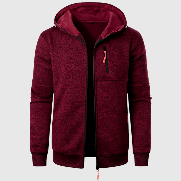 Levoire | Veste En Polaire Pour Hommes Avec Fonctionnalité Sportive Rot