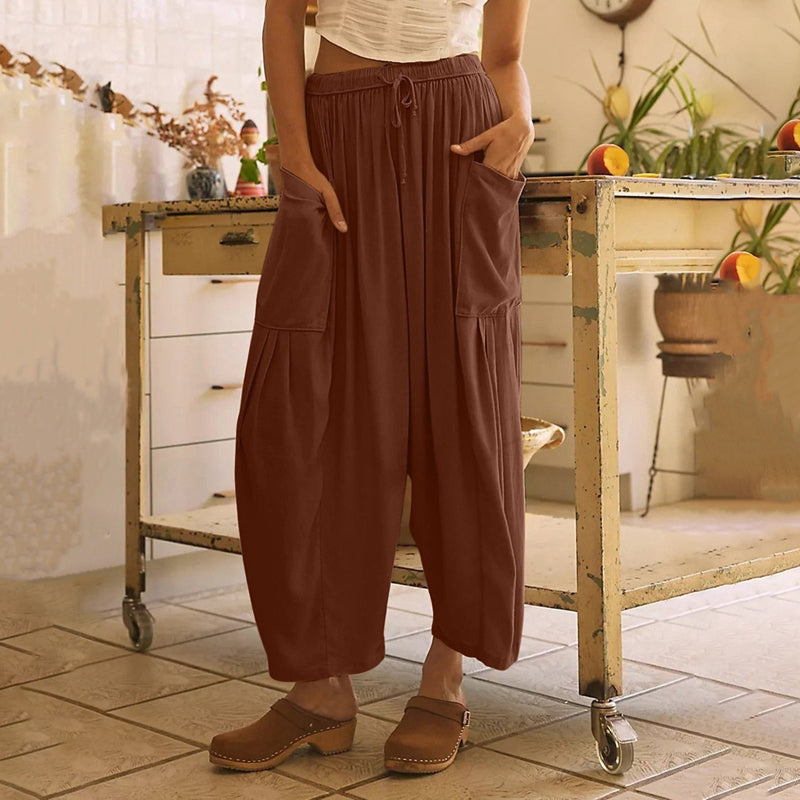 Levoire | Pantalon Décontracté Confortable Café