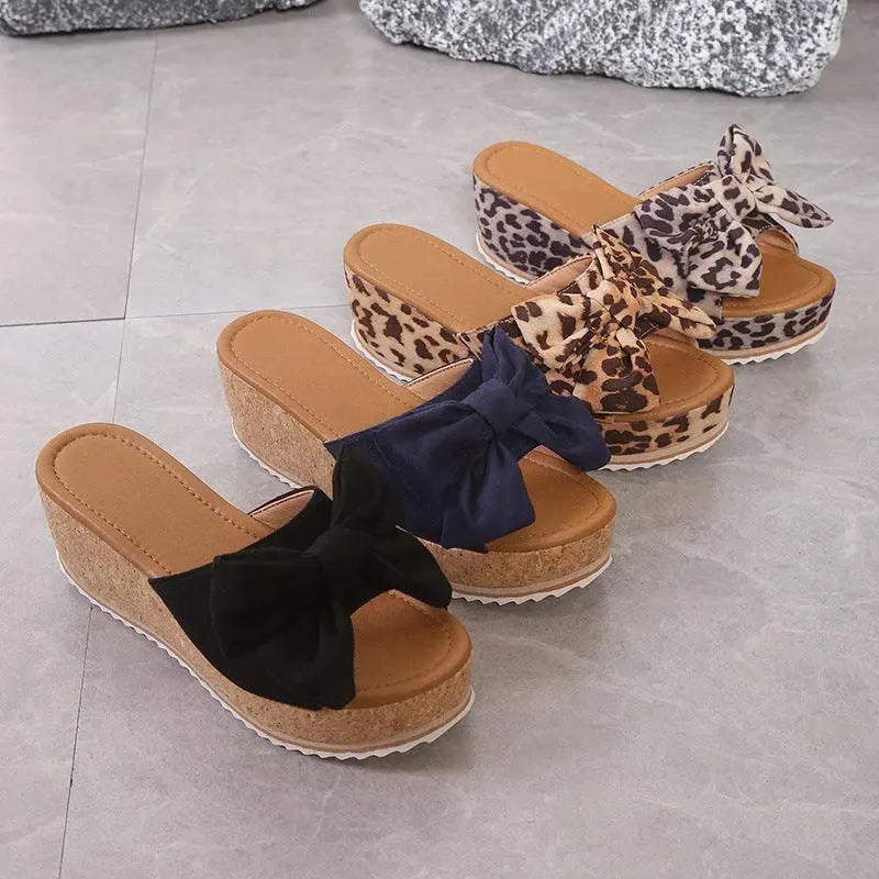 Levoire | Sandales à motif léopard avec lacets