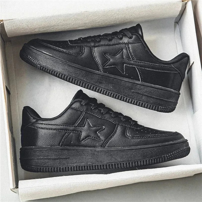 Levoire | Rennokka chaussures pour hommes à semelle épaisse Noir