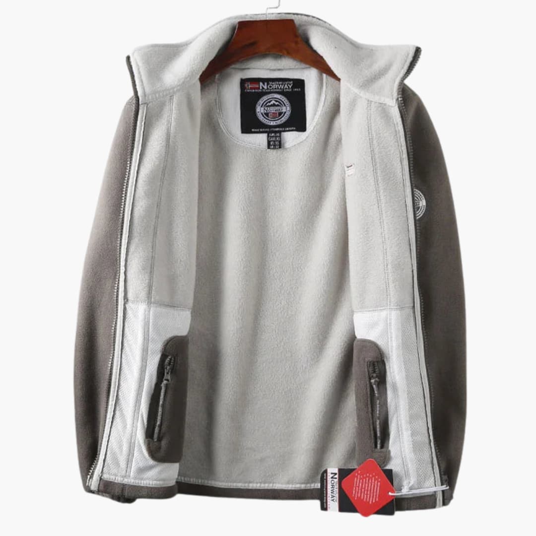 Levoire | Pull Fleece Long À Zippé Chaleureux