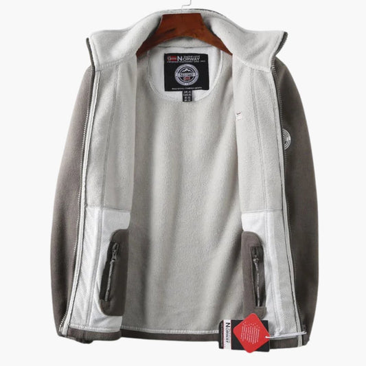 Levoire | Pull Fleece Long À Zippé Chaleureux