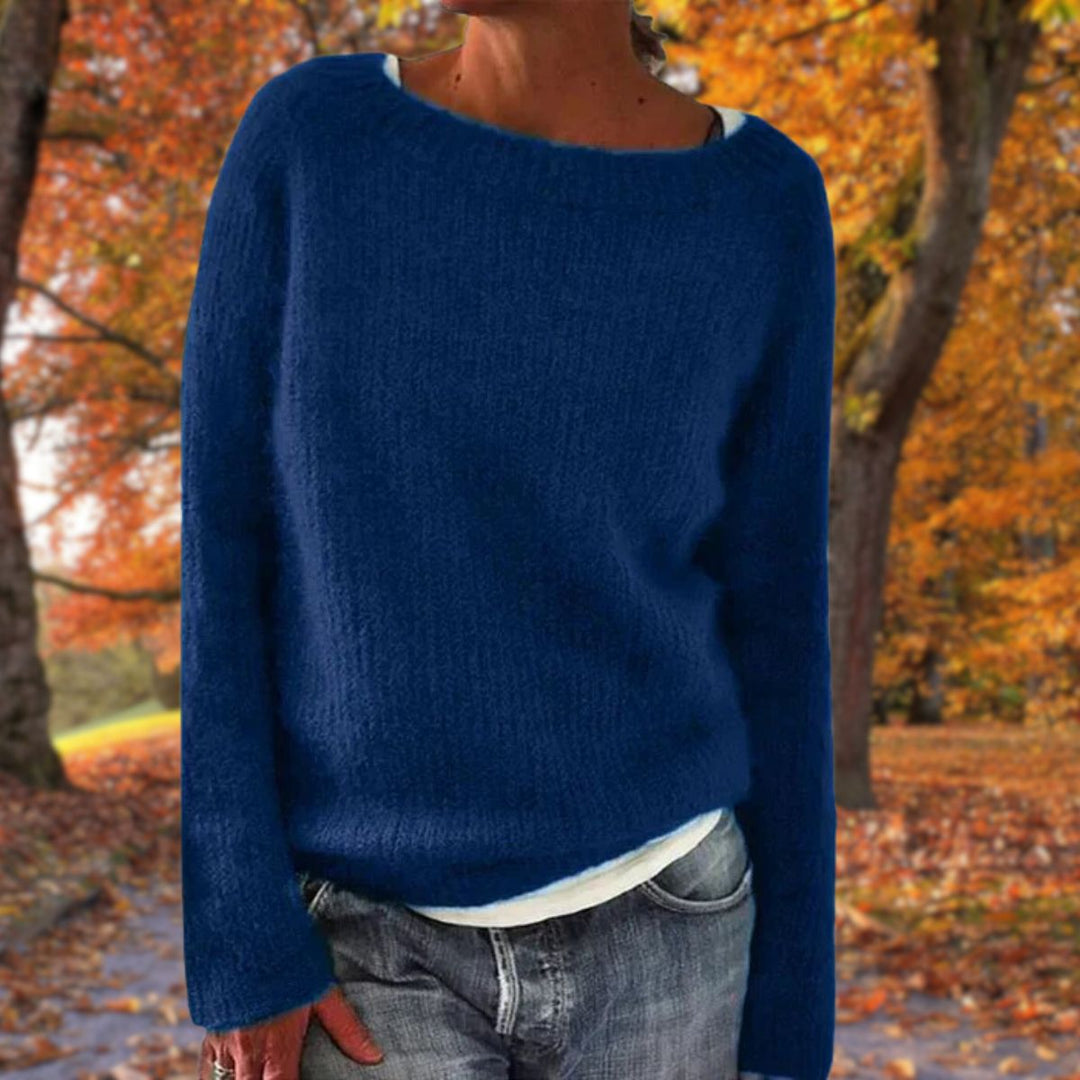 Levoire | Pull en laine classique Bleu