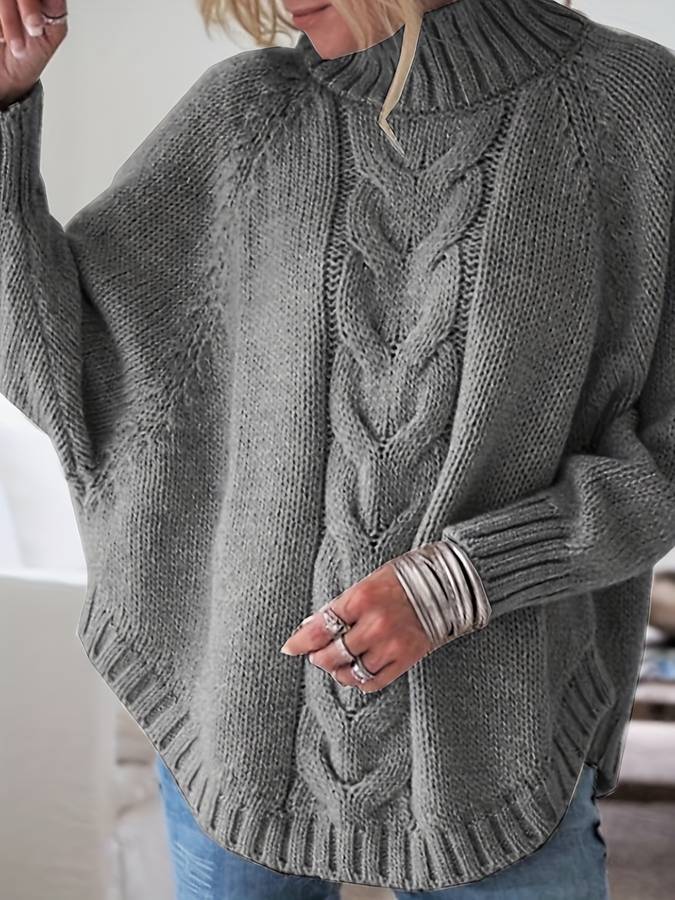 Levoire | Grande Taille Pull En Tricot Gris