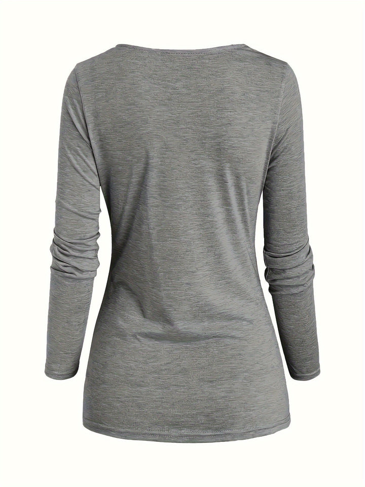 Levoire | Top Tricot Uni Avec Col Et Satin