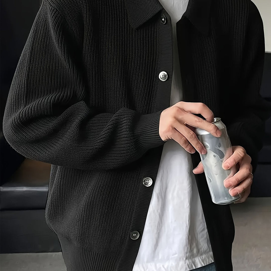 Levoire | Veste En Tricot Pour Homme Avec Détails Boutonnés