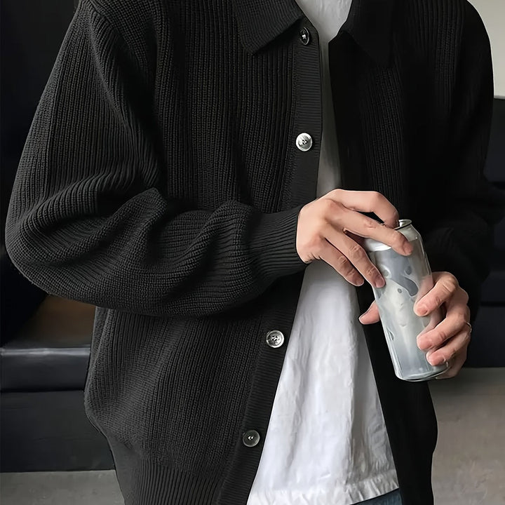 Levoire | Veste En Tricot Pour Homme Avec Détails Boutonnés