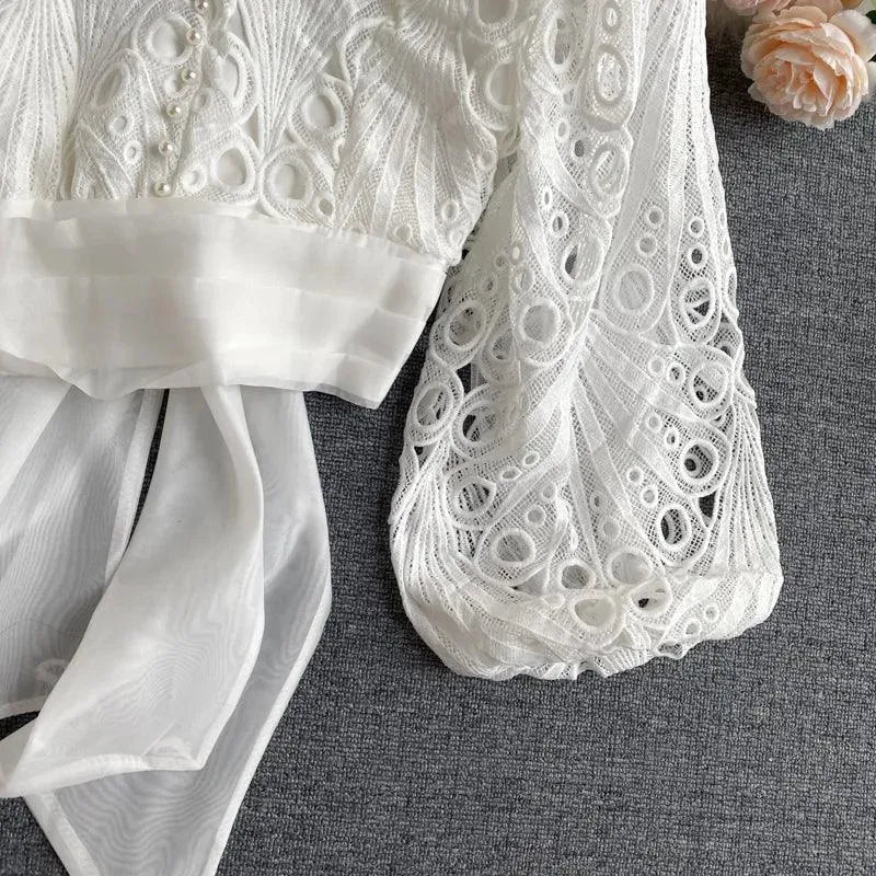 Levoire | T-shirt en dentelle pour femmes