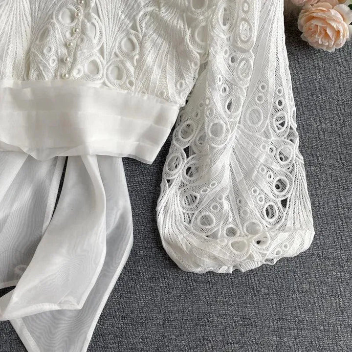 Levoire | T-shirt en dentelle pour femmes