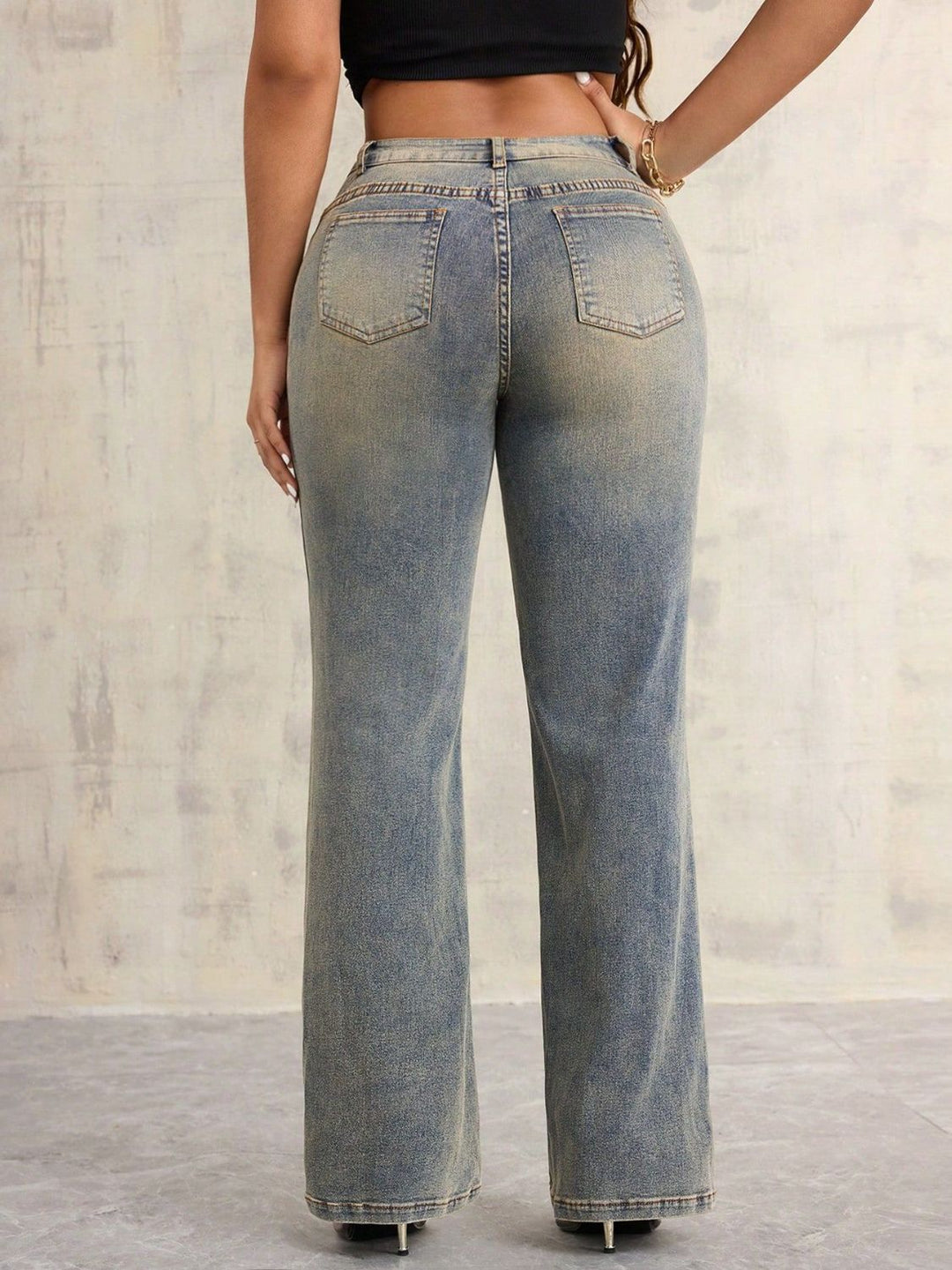 Levoire | Jeans Croisés Large Avec Poches