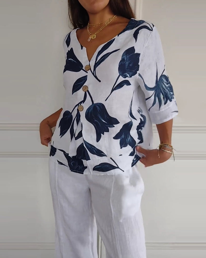 Levoire | Femmes Haut À Imprimé Floral