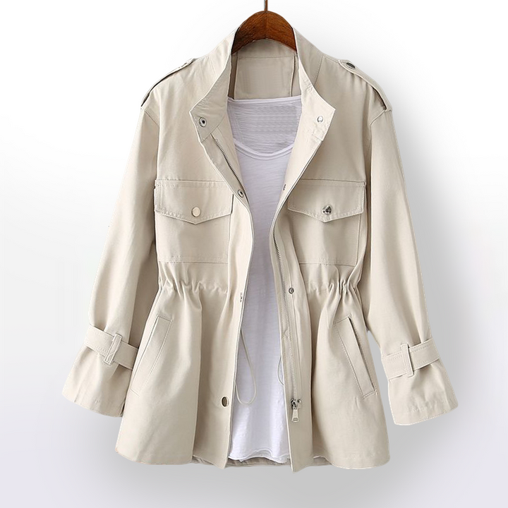 Levoire | Trench-Coat Plus Élégant Pour Femmes Blanc