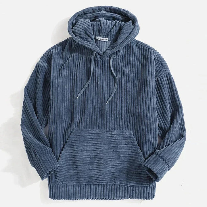 Levoire | Sweat À Capuche Confortable Pour Hommes Bleu