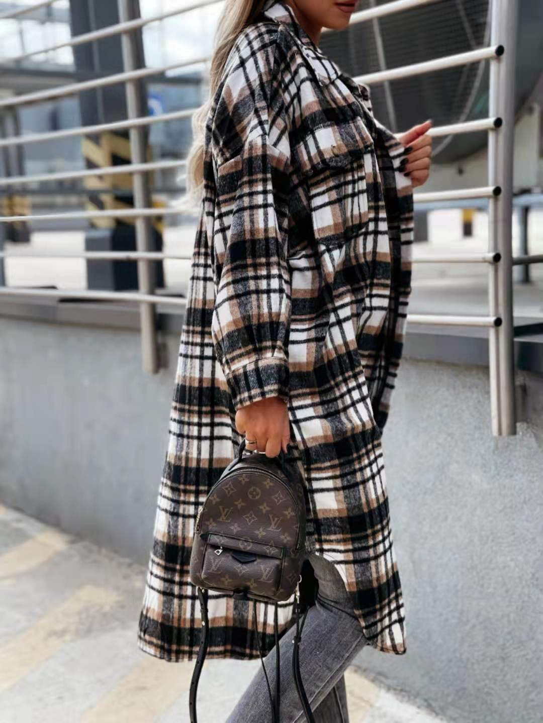 Levoire | Manteau Carreauté Plus Long