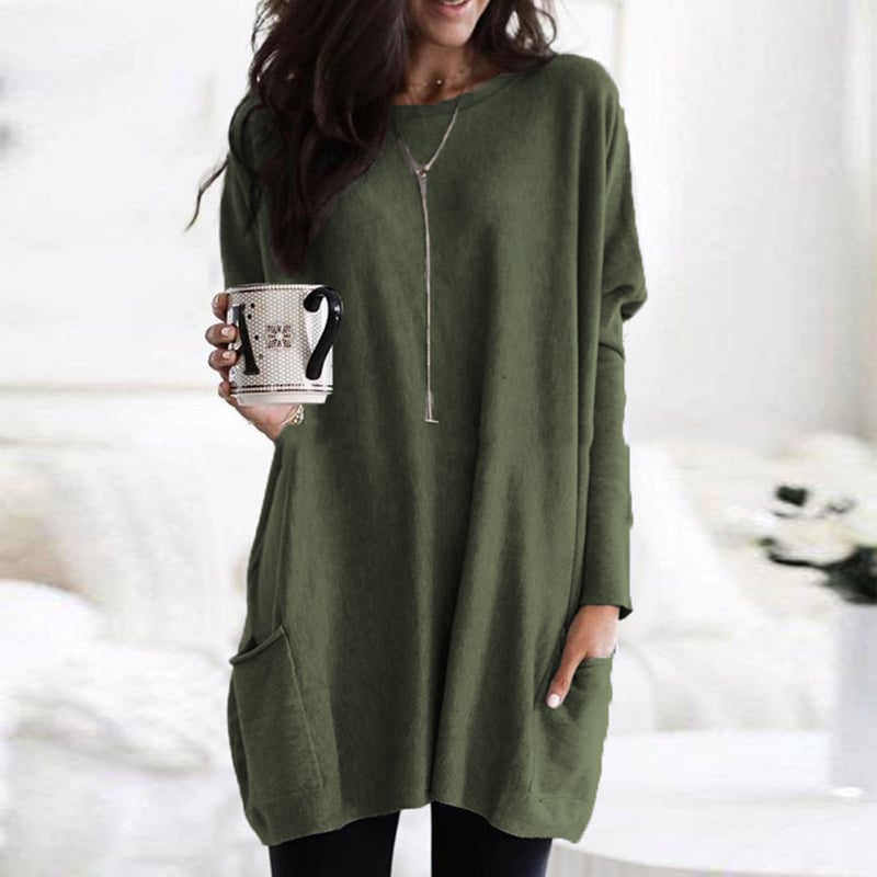 Levoire | Sweat-Shirt Élégant Vert olive