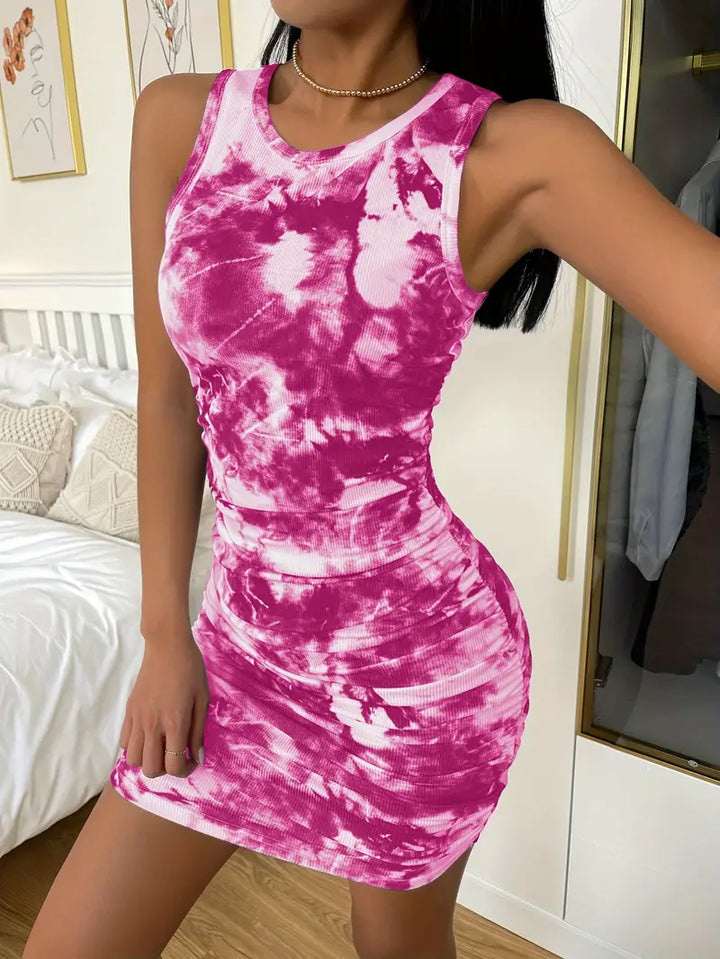 Levoire | Robe Ajustée À Nouer Avec Col Rond