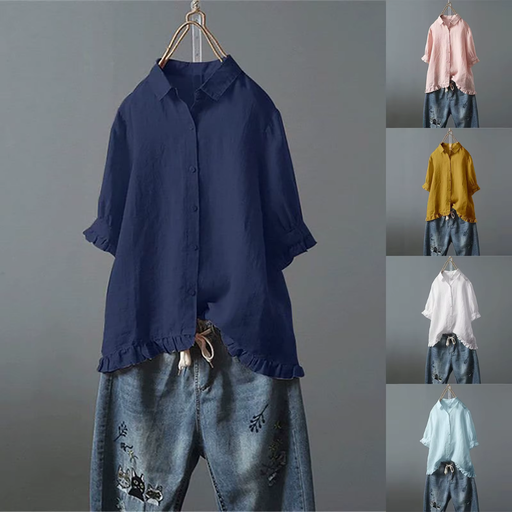 Levoire | Chemise Légère Grande Taille Avec Des Détails Ludiques