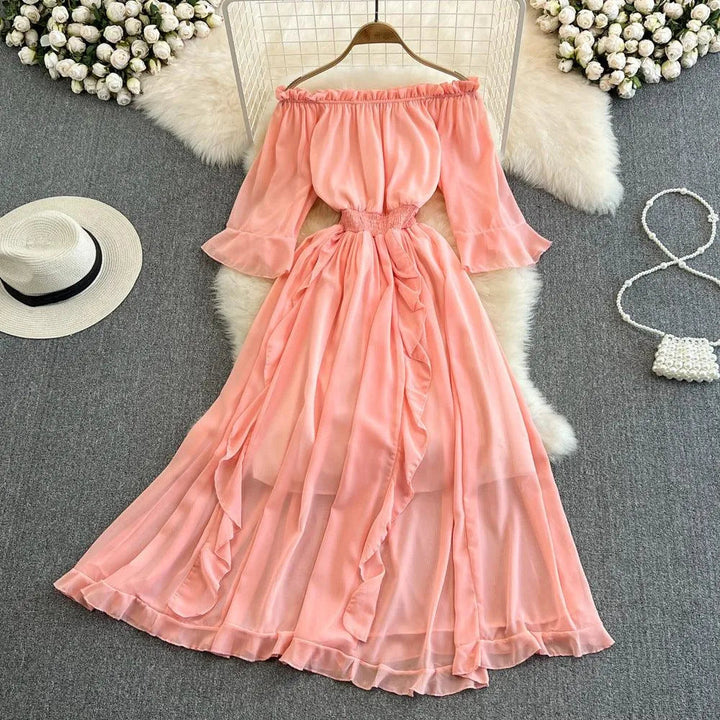 Levoire | Robe en chiffon kootut Rosa Taille moyenne