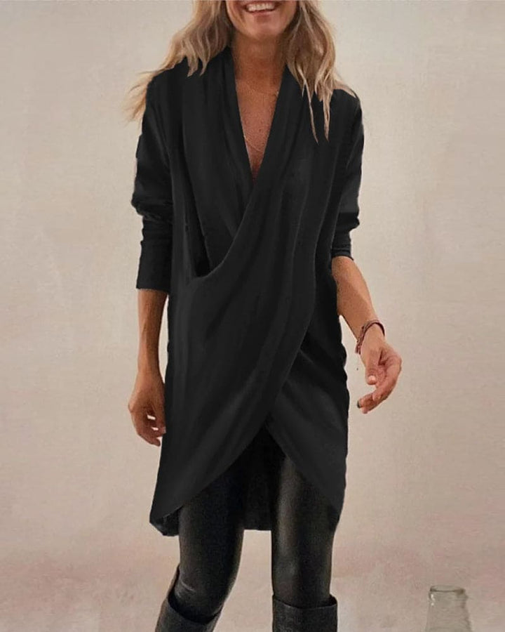 Levoire | Blouse En Couleur Unie Avec Un Motif Croisé