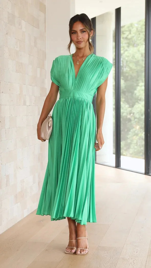 Levoire | Valahti Midi Robe Vert