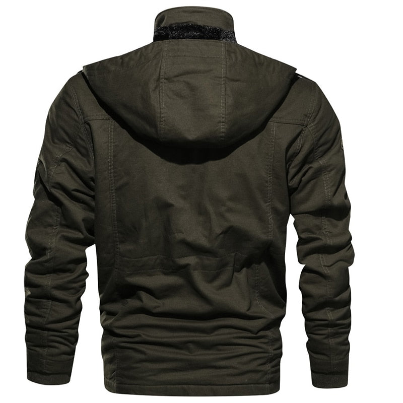 Levoire | Style Militaire Manteau Doublé
