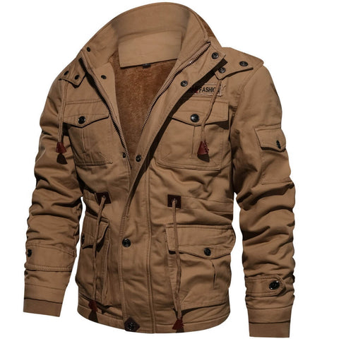 Levoire | Style Militaire Manteau Doublé
