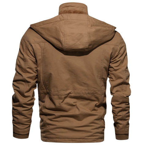 Levoire | Style Militaire Manteau Doublé
