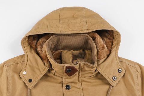 Levoire | Style Militaire Manteau Doublé