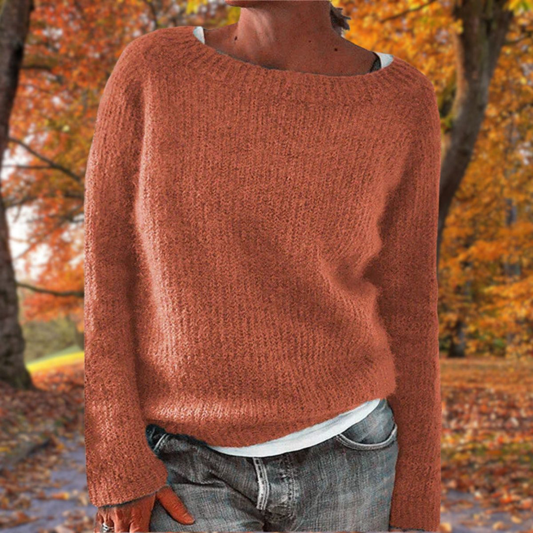 Levoire | Pull en laine classique Orange