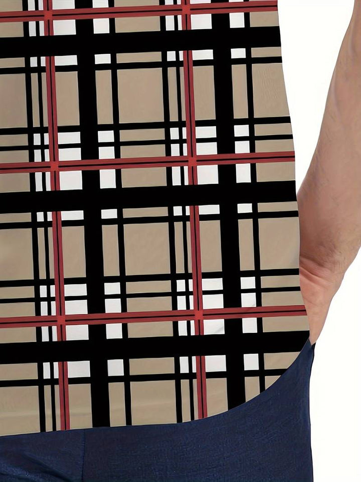 Levoire | Chemise Avec Motif À Carreaux Graphiques