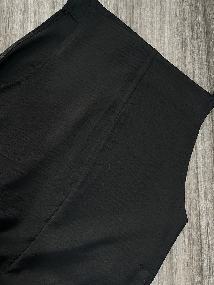 Levoire | Monochrome Noir Denim Salopette