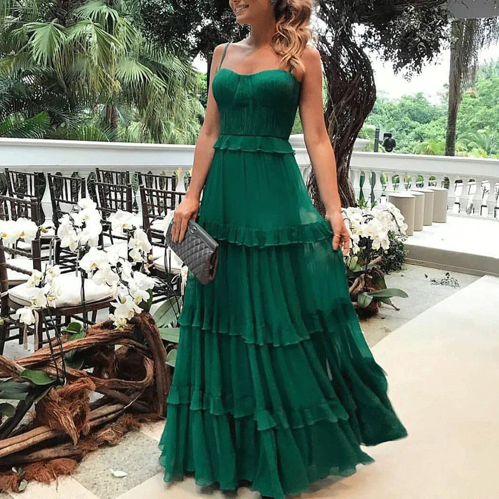 Levoire | Robe De Soirée Avec Bretelles Spaghetti