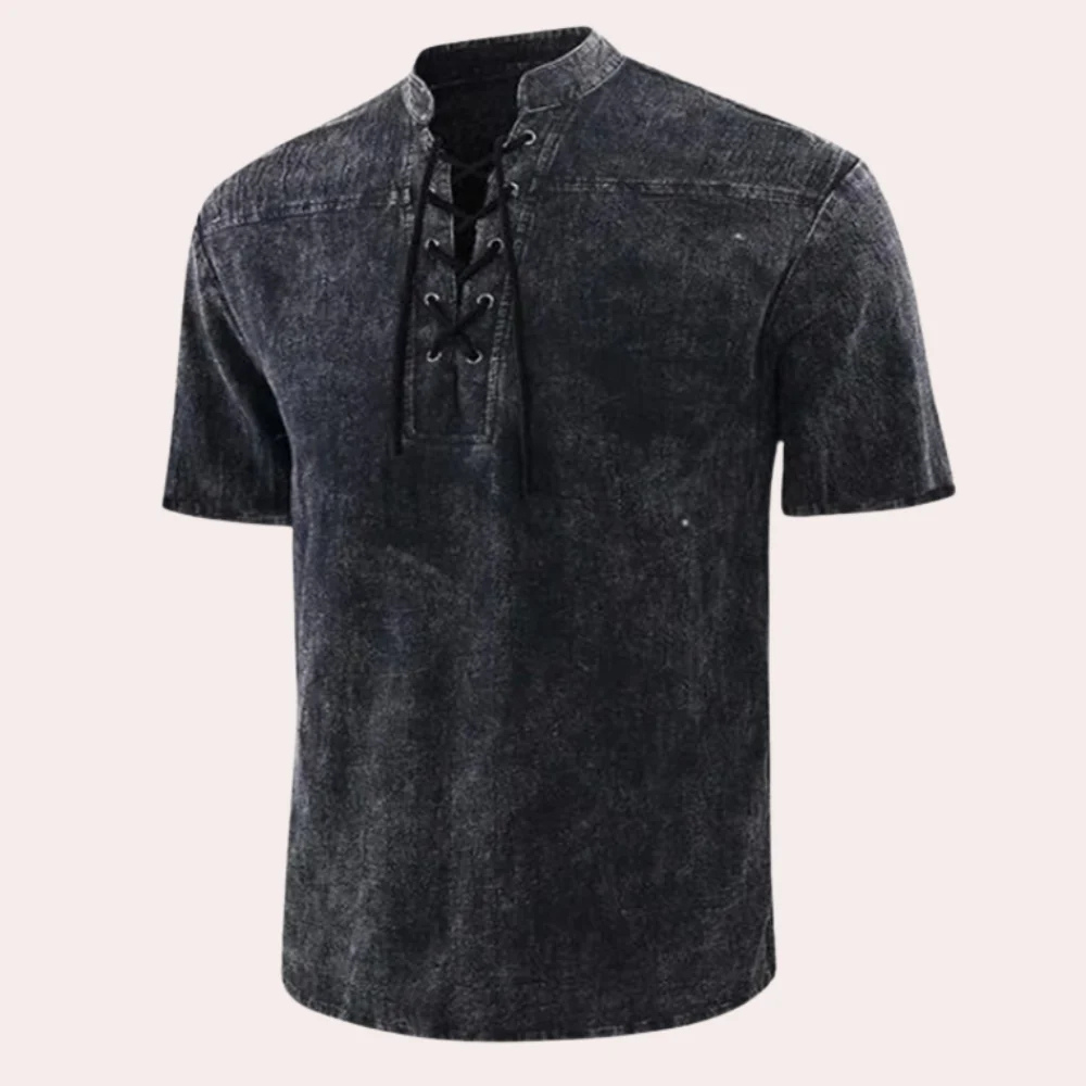 Levoire | Ramassage De Raisins Chemise En Denim Avec Embellissements gris foncé