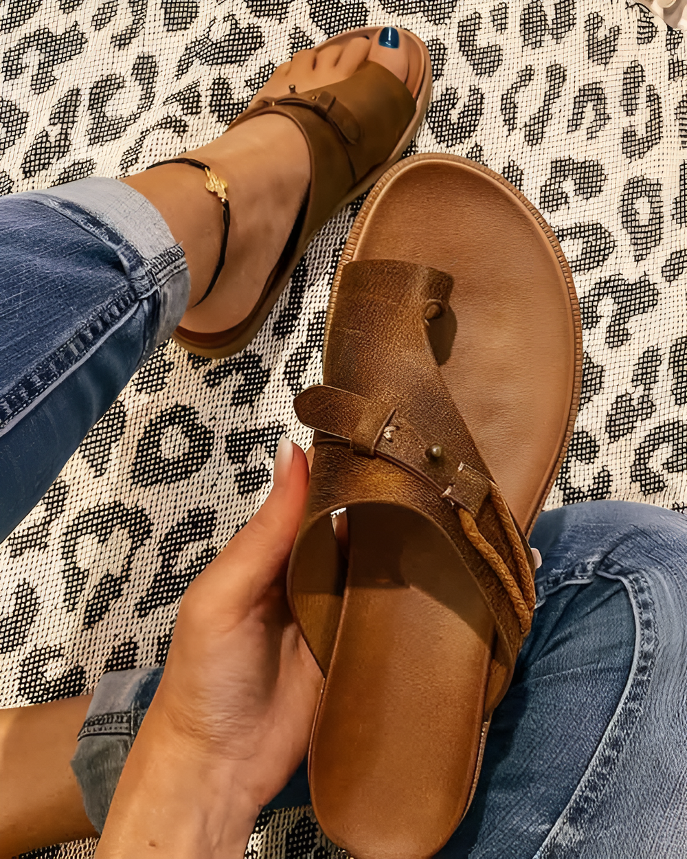 Levoire | Sandales Orthopédiques Pour Femmes Avec Confort Et Style Braun