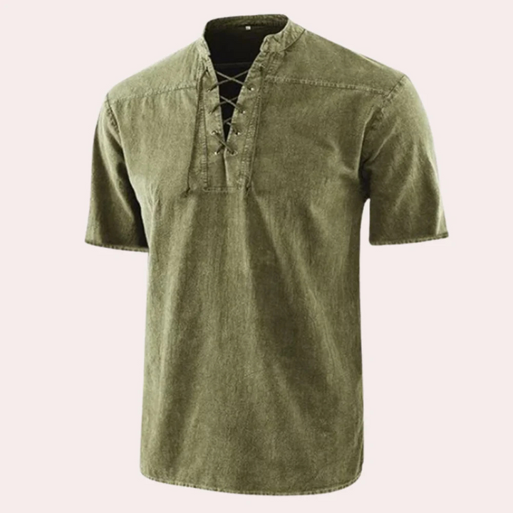 Levoire | Ramassage De Raisins Chemise En Denim Avec Embellissements Vert