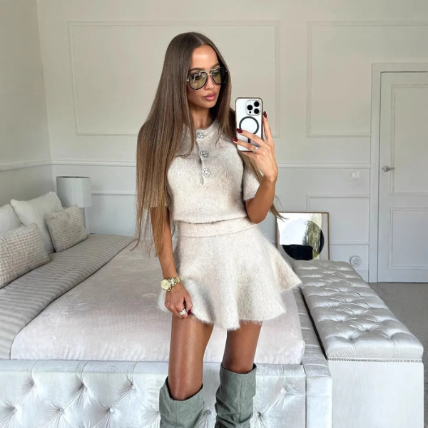 Levoire | Tenue En Mohair Avec Couture Anglaise