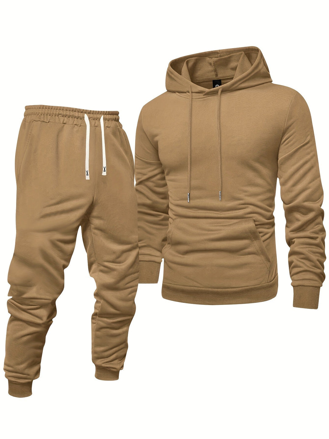 Levoire | Sweat À Capuche Avec Manches Longues Et Ensemble De Jogging Khaki